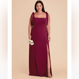 NWT Birdy Grey Alex Luxe Knit Dress in berry red size 2X plus bridesmaid mother